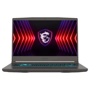 لپ تاپ ام اس آی مدل Thin 15 B12UCX با پردازنده Intel Core i5-12450H و گرافیک RTX 2050 4GB، رم DDR4 با ظرفیت 16GB، حافظه SSD با ظرفیت 500GB، نمایشگر 15.6 اینچ با رزولوشن Full HD و نرخ به‌روزرسانی 144 هرتز، به همراه کیف