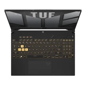 لپ‌تاپ ایسوس مدل TUF Gaming F15 FX507ZC با پردازنده Intel Core i7-12700 و گرافیک RTX 3050 4GB، رم DDR4 با ظرفیت 32GB و فرکانس 3200MHz، حافظه SSD با ظرفیت 1TB، نمایشگر 15.6 اینچ با رزولوشن Full HD و نرخ به‌روزرسانی 144 هرتز، کاستوم شده