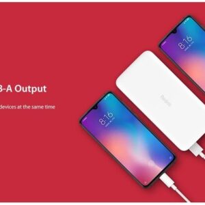 پاوربانک شیائومی مدل Redmi PB200LZM ظرفیت 20000 میلی آمپرساعت به همراه شارژر دیواری سامسونگ و کابل تبدیل